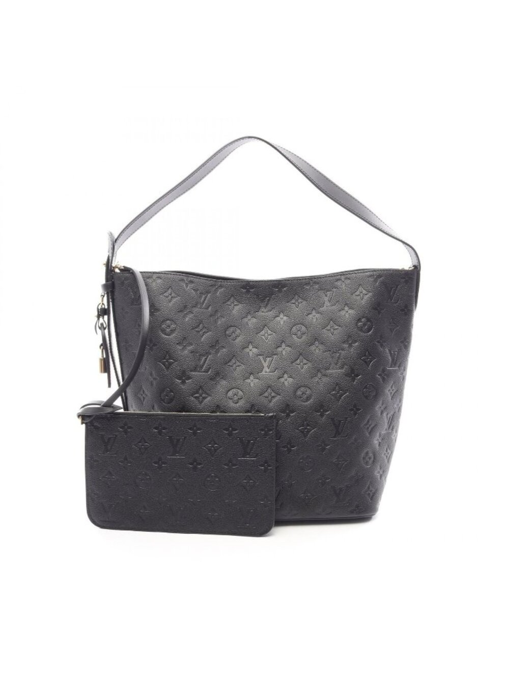 Louis Vuitton Shoulder Bag All in GM Monogram Empreinte Noir Leather